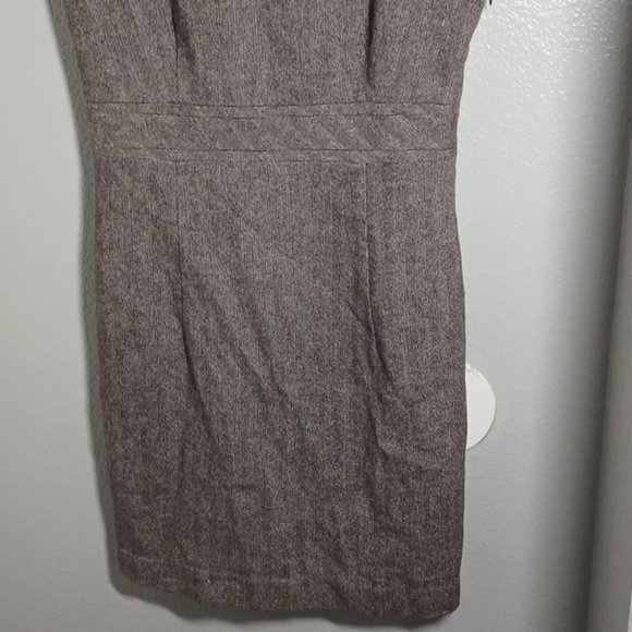 Vintage Espirt wool blend brown dress - Picture 3 of 7